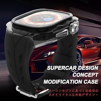 Amazon.co.jp: 高級軽量透明ケース适用Apple Watch Ultra 1/2